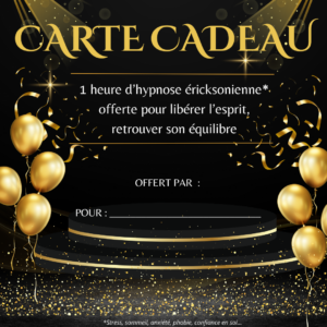 Carte cadeau hypnose