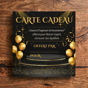 Carte cadeau hypnose